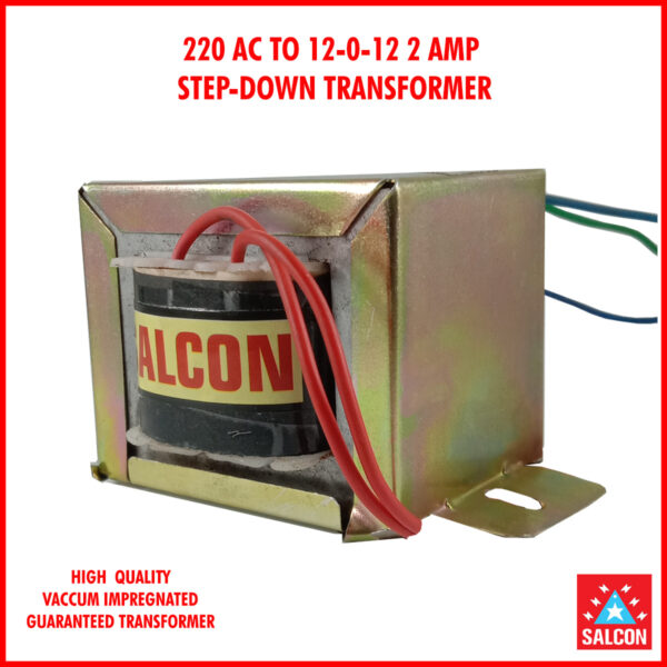 Salcon 220 AC TO 12-0-12 2 AMP Step-Down Transformer (146)