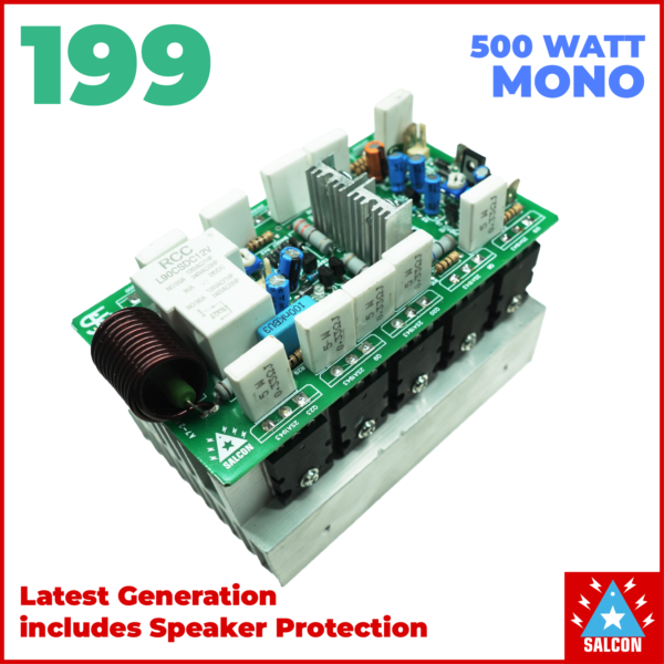 Salcon 500 Watt Mono With Speaker Protection New Generation (199)