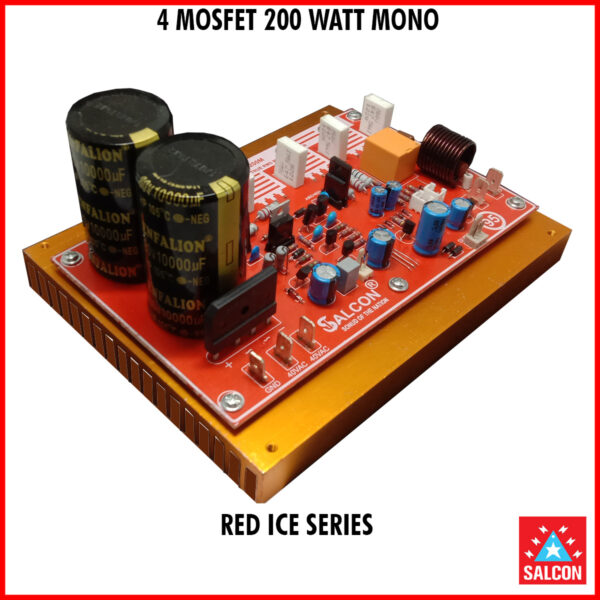 Salcon Audio Amplifier 200w Mono Red ICE Series (334)