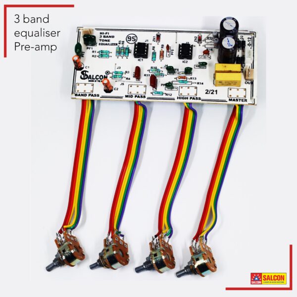 Salcon Pre Assembled Preamp 4 Tone (108)