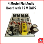 Salcon 4 Mosfet Audio Board Flat with 12v DC SMPS (M14)