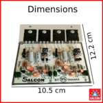 Salcon 4 Mosfet Flat Audio Board (M13)