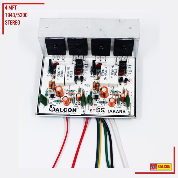 Salcon 4 Mosfet Audio Board Stereo 200w (186)