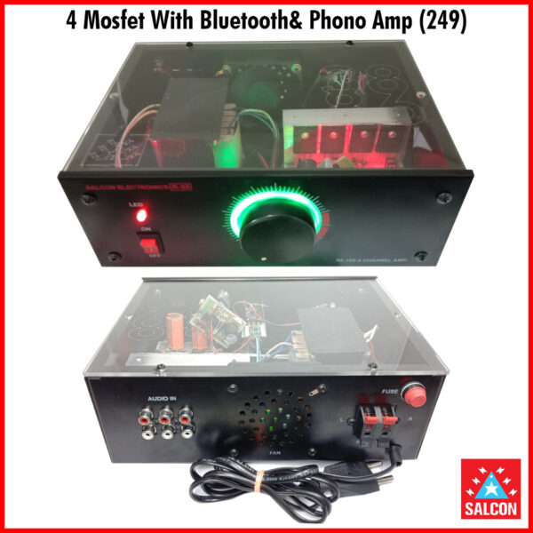 Salcon 4 Mosfet With Bluetooth Phono Amp (249)