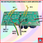 TKR 4440 Philips/Sanyo/China Double IC Audio Amplifier (007) - Image 2