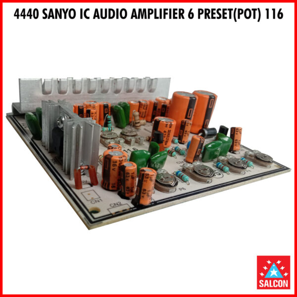 Salcon 4440 Sanyo IC Audio Amplifier 6 Presets POT (116)