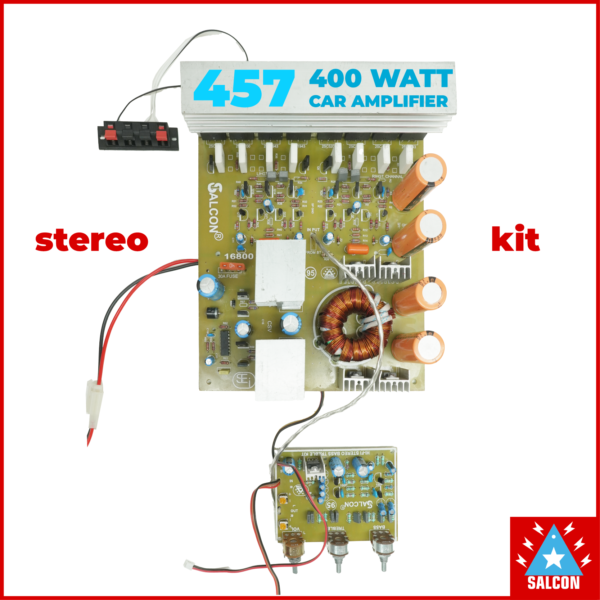 Salcon 400 Watt Car/ Tractor Stereo Amplifier (457)