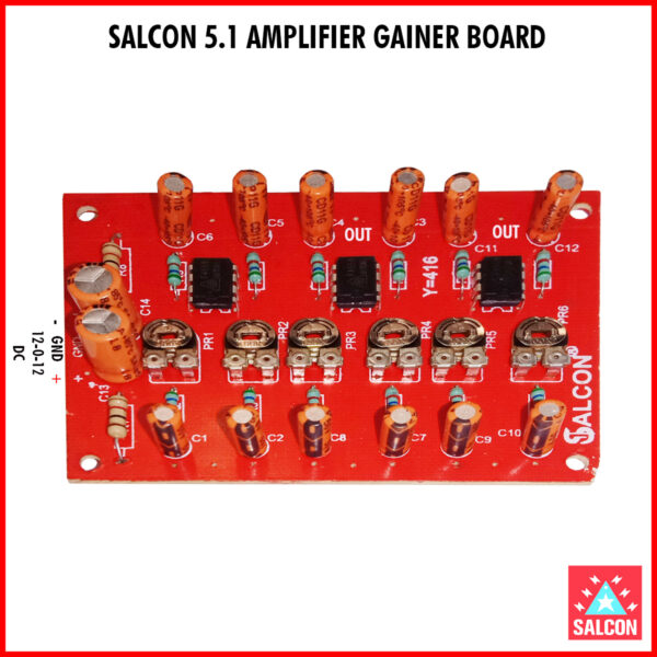 Salcon 5.1 Amplifier Gainer Board (402)