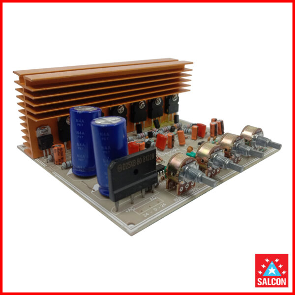 Salcon Toshiba 6 Mosfet Audio Amplifier with Bass Treble & Low Pass Filter (256)
