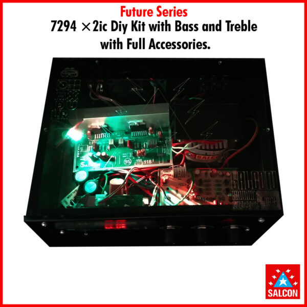 Salcon 7294 ×2 IC DIY Kit with Bass and Treble with Full Accessories (321)