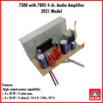 Salcon 7388 with 7805 4 Channel Audio Amplifier (254)- 2021