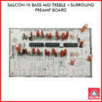 Salcon Hi-Fi Bass Mid Treble & Surround Preamp Board (318) Hyper Surround Series- 2022