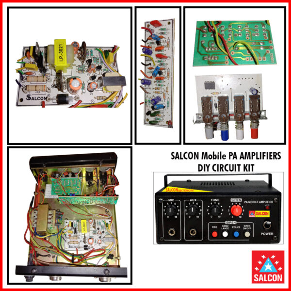 Salcon PA Mobile Amplifier with Siren DIY Kit (312)