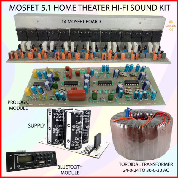 Salcon Mosfet 5.1 Home-theater Hi-Fi Sound Kit (203)