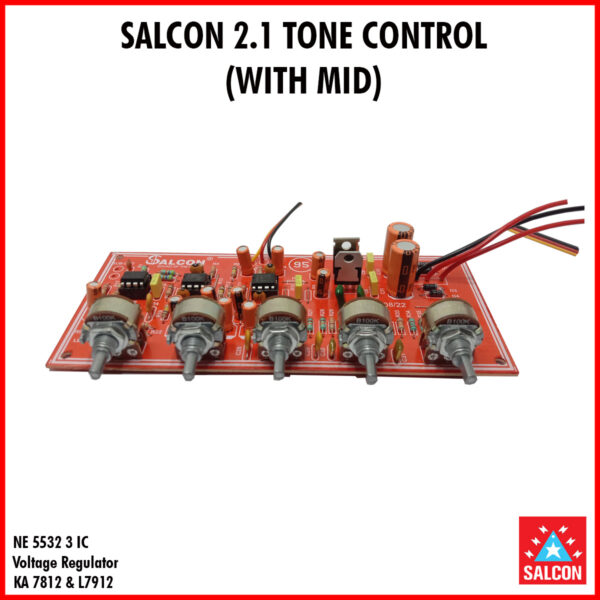 Salcon 2.1 Tone Control With Mid Preamp (328)
