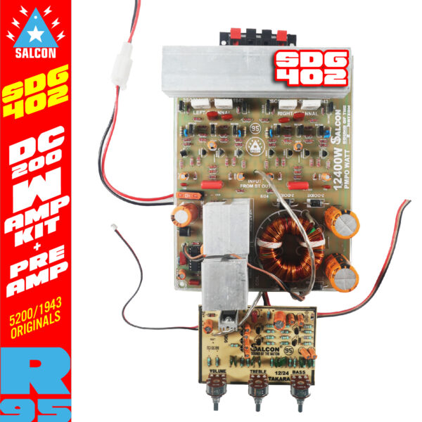 DC 200W Stereo Tractor Amplifier Board With Preamp (91)