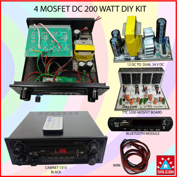 Salcon 4 Mosfet DC 200w DIY Kit (209)